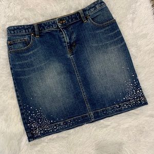 Tommy Hilfiger Blingy Denim Skirt
